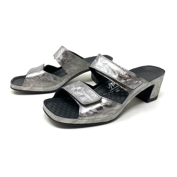 Vital 0520 Joy Seed Platin Mule Comfort Dress Sandals - Picture 2 of 8